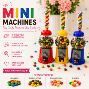 Mini Machine with Swirly Pop